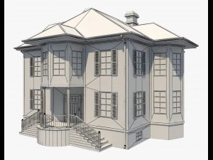 family house9 3D Model