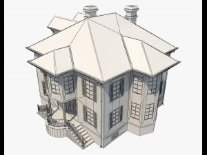 family house9 3D Model