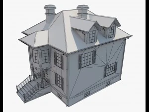 family house9 3D Model