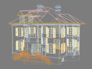 family house9 3D Model