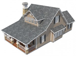 family house set1 Model 3D