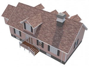 family house set1 Model 3D