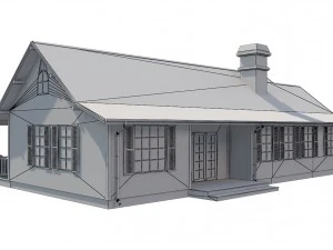 family house set1 3D Model