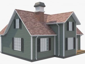 पारिवारिक घर सेट2 3D मॉडल