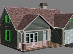 पारिवारिक घर सेट2 3D मॉडल