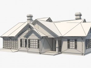 पारिवारिक घर सेट2 3D मॉडल