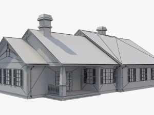 पारिवारिक घर सेट2 3D मॉडल