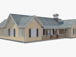 पारिवारिक घर सेट2 3D मॉडल