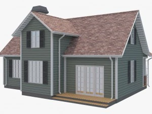 पारिवारिक घर सेट2 3D मॉडल