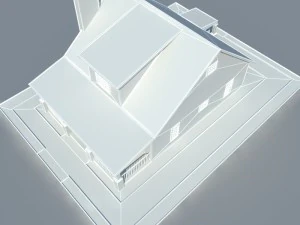 bungalow house 3D Model
