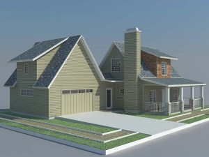 country house 3D Model