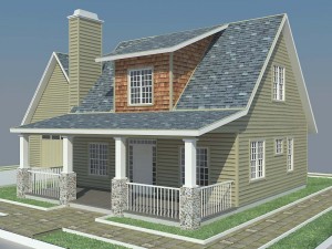 country house 3D 模型