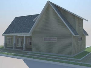 country house 3D 模型