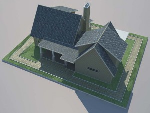 country house 3D 模型
