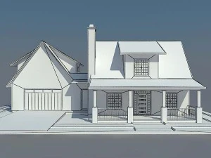 country house 3D Model
