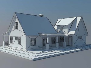 country house 3D 模型