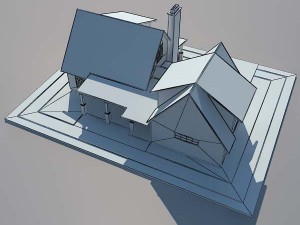 country house 3D 模型