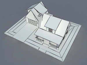 country house 3D 模型