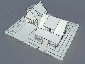 country house 3D Model