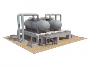 industrial silo 01 3D मॉडल