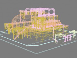 industrial silo 2 3D Model