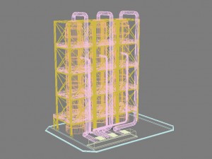 industrial silo 6 Modelo 3D