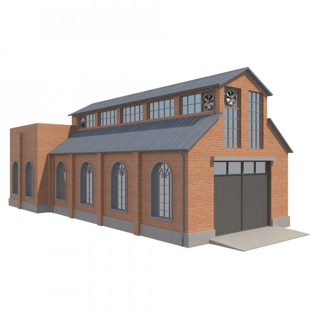 warehouse 1 Model 3D .c4d .max .obj .3ds .fbx .stl .blend 