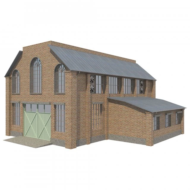 warehouse 3 3D Model .c4d .max .obj .3ds .fbx .stl .blend 