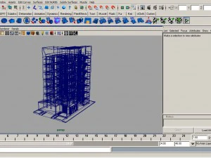 マンション1 3Dモデル