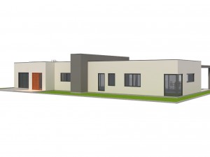 modern house 1 3D Model