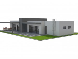 modern house 1 3D Model