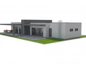 modern house 1 3D Model
