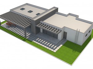modern house 1 3D Model