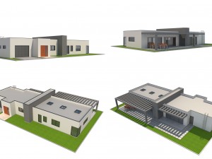 modern house 1 3D Model