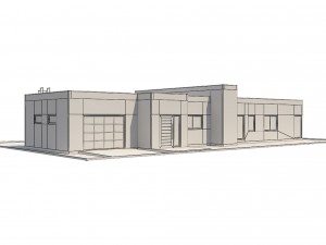 modern house 1 3D Model