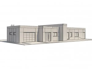 modern house 1 3D Model