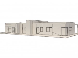 modern house 1 3D Model