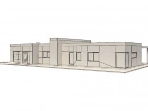 modern house 1 3D Model