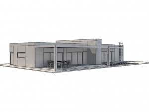 modern house 1 3D Model
