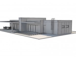 modern house 1 3D Model