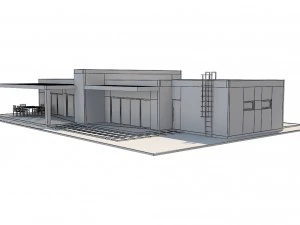 modern house 1 3D Model
