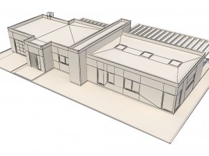 modern house 1 3D Model