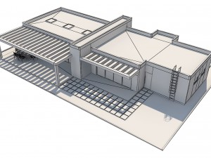 modern house 1 3D Model