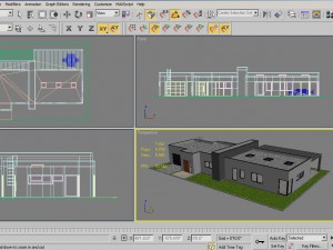 modern house 1 3D Model