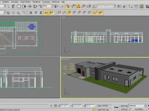 modern house 1 3D Model