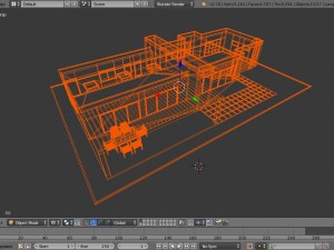 modern house 1 3D Model