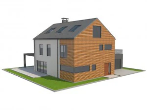 casa moderna 2 Modelo 3D