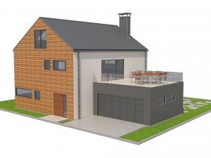 modern house 2 3D Model