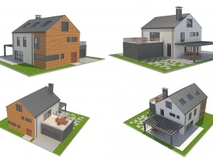 modern house 2 3D Model