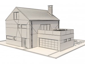 modern house 2 3D Model
